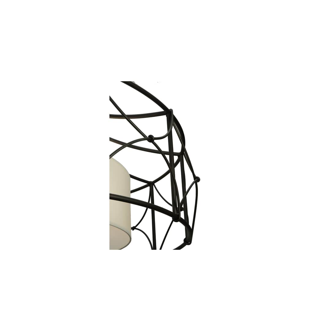 Aspen 4 Light 53" Wide Semi-Flush Drum Ceiling Fixture