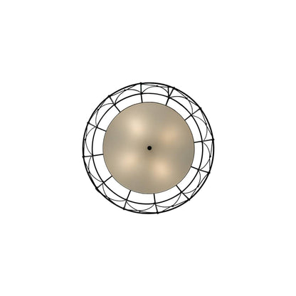 Aspen 4 Light 53" Wide Semi-Flush Drum Ceiling Fixture