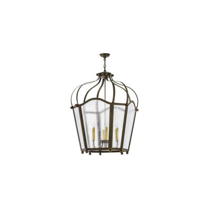 Citadel 6 Light 33" Wide Taper Candle Pendant