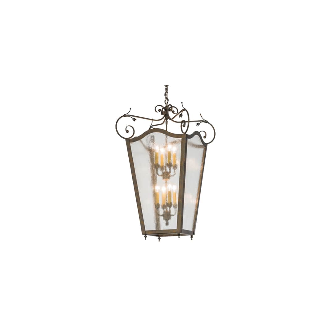 Tessa 8 Light 28" Wide Taper Candle Pendant