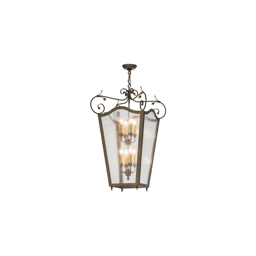 Tessa 8 Light 28" Wide Taper Candle Pendant
