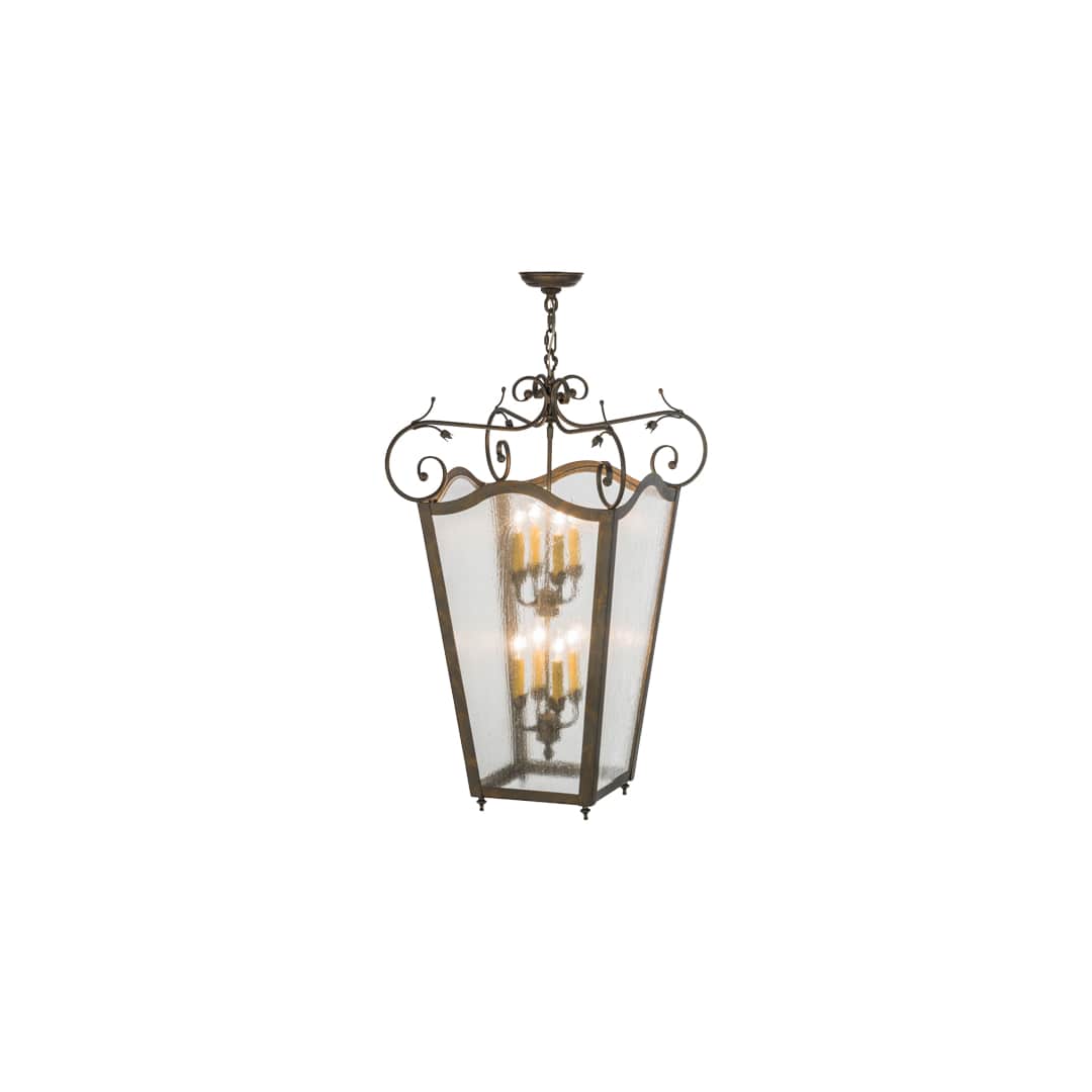 Tessa 8 Light 28" Wide Taper Candle Pendant