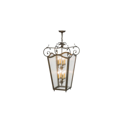 Tessa 8 Light 28" Wide Taper Candle Pendant