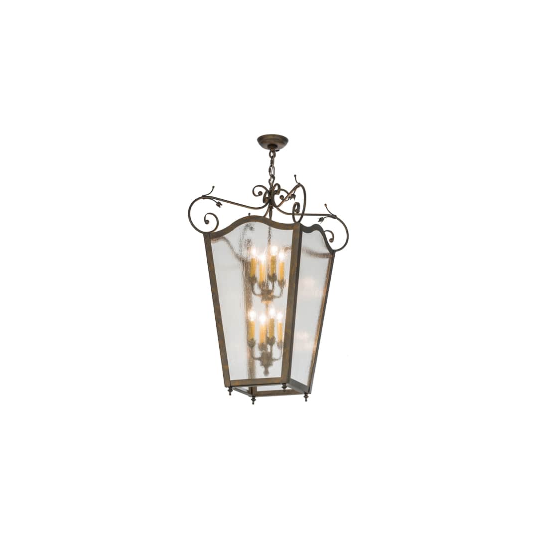 Tessa 8 Light 28" Wide Taper Candle Pendant