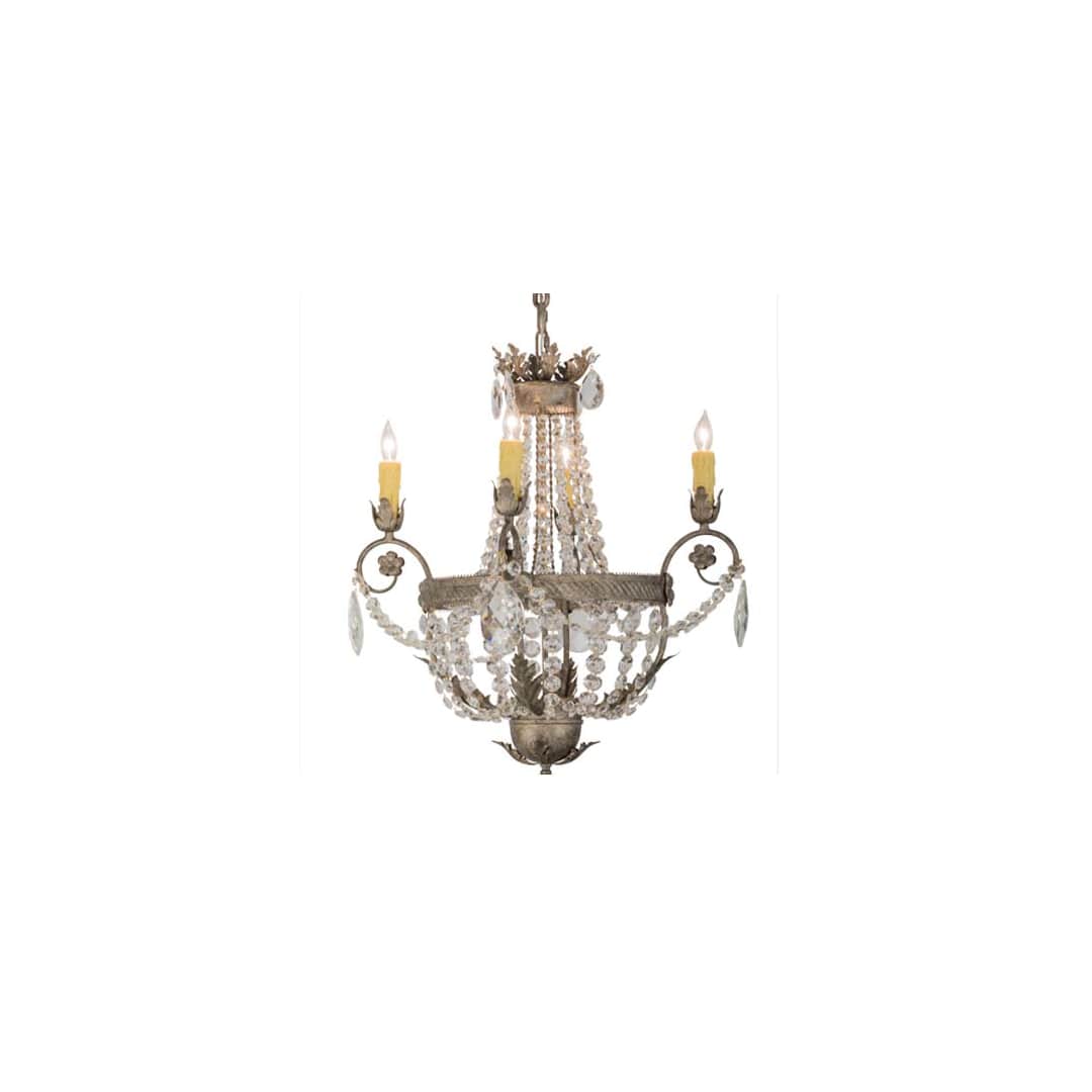 Antonia 4 Light 26" Wide Crystal Candle Style Chandelier