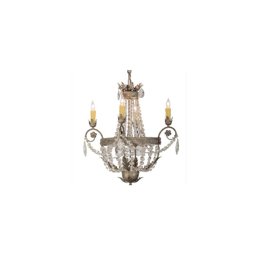 Antonia 4 Light 26" Wide Crystal Candle Style Chandelier