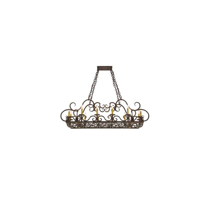 Carlotta 12 Light 25" Wide Taper Candle Pendant