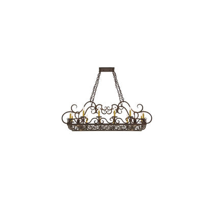 Carlotta 12 Light 25" Wide Taper Candle Pendant