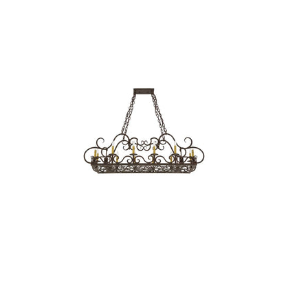 Carlotta 12 Light 25" Wide Taper Candle Pendant