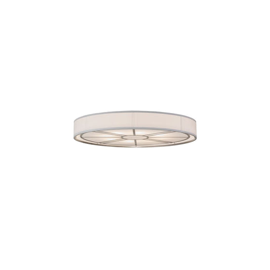 Cilindro Milwaukee 8 Light 60" Wide Flush Mount Drum Ceiling Fixture