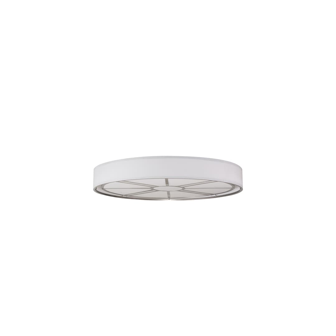 Cilindro Milwaukee 8 Light 60" Wide Flush Mount Drum Ceiling Fixture