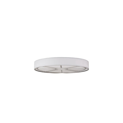 Cilindro Milwaukee 8 Light 60" Wide Flush Mount Drum Ceiling Fixture
