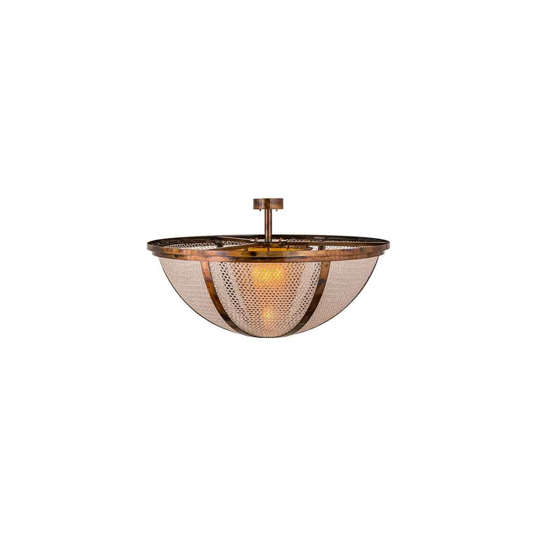 Maille 5 Light 48" Wide Semi-Flush Bowl Ceiling Fixture