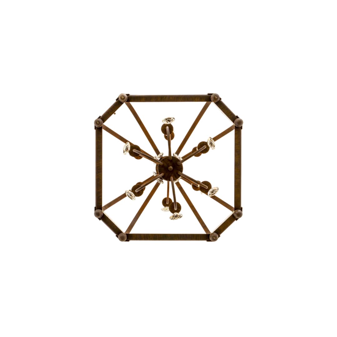 Citadel 12 Light 35" Wide Taper Candle Pendant