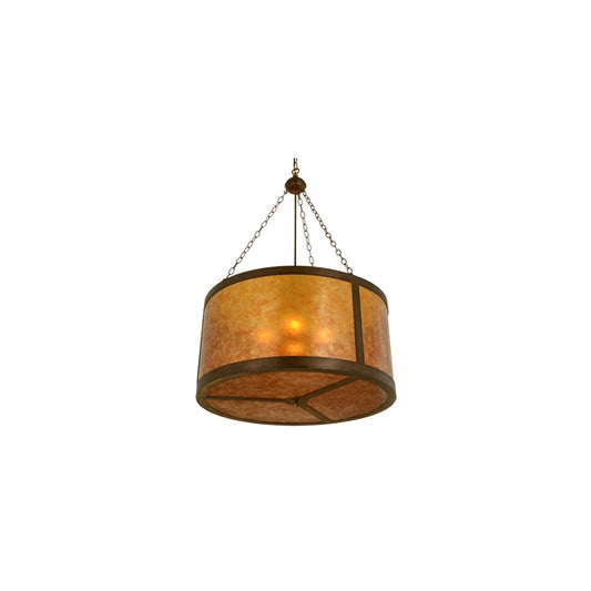 Craftsman 4 Light 32" Wide Suspension Pendant