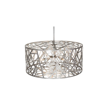 Bird's Nest 8 Light 54" Wide Cage Pendant