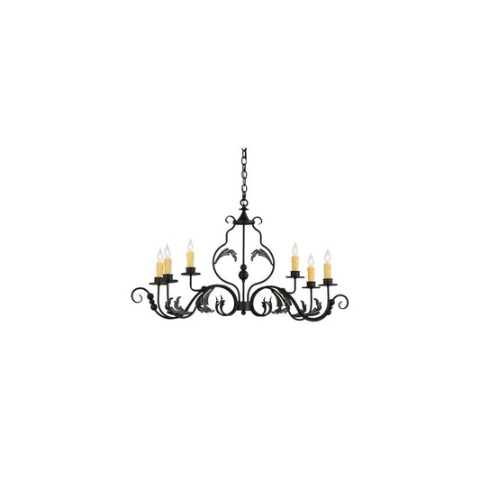 Augusta 6 Light 12" Wide Taper Candle Style Chandelier