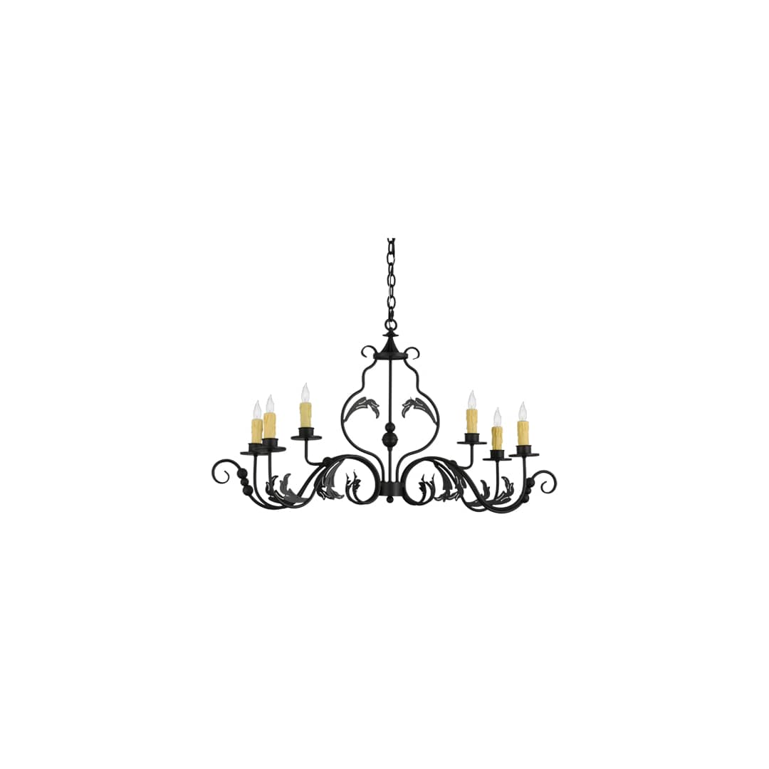 Augusta 6 Light 12" Wide Taper Candle Style Chandelier