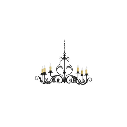 Augusta 6 Light 12" Wide Taper Candle Style Chandelier