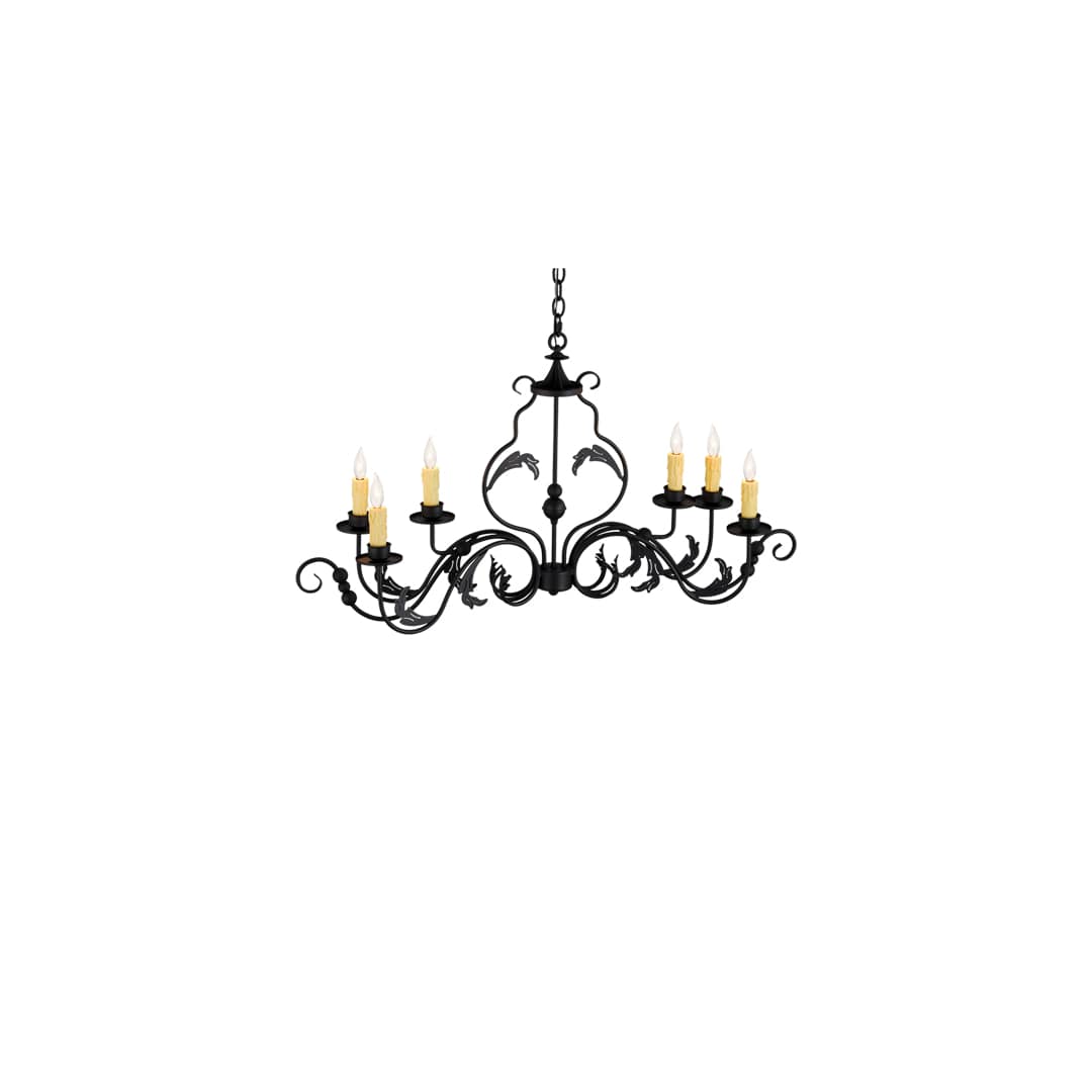 Augusta 6 Light 12" Wide Taper Candle Style Chandelier