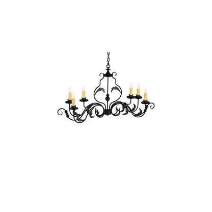 Augusta 6 Light 12" Wide Taper Candle Style Chandelier