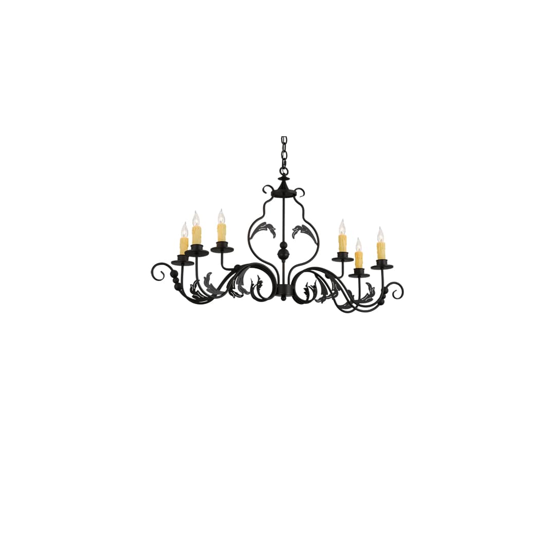 Augusta 6 Light 12" Wide Taper Candle Style Chandelier
