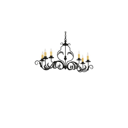 Augusta 6 Light 12" Wide Taper Candle Style Chandelier