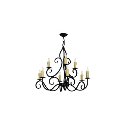 Clayton 9 Light 36" Wide Taper Candle Style Chandelier