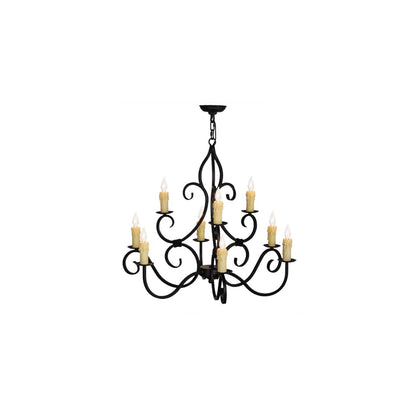 Clayton 9 Light 36" Wide Taper Candle Style Chandelier