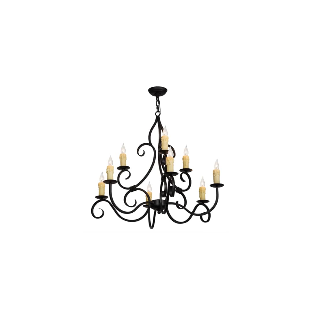 Clayton 9 Light 36" Wide Taper Candle Style Chandelier