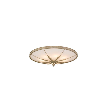 Hoja 8 Light 60" Wide Semi-Flush Bowl Ceiling Fixture