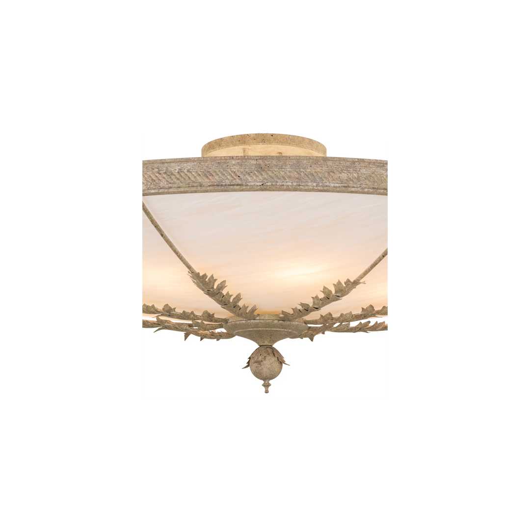 Hoja 8 Light 60" Wide Semi-Flush Bowl Ceiling Fixture