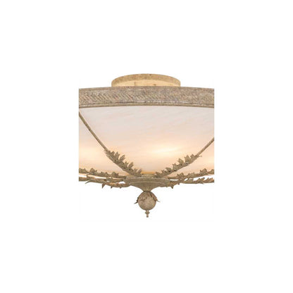 Hoja 8 Light 60" Wide Semi-Flush Bowl Ceiling Fixture
