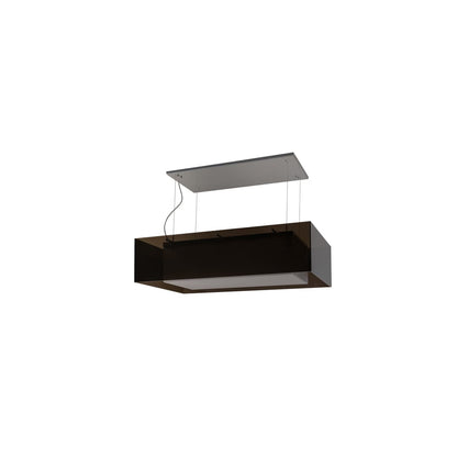 Quadrato Shadow Box 30" Wide Suspension Linear Pendant