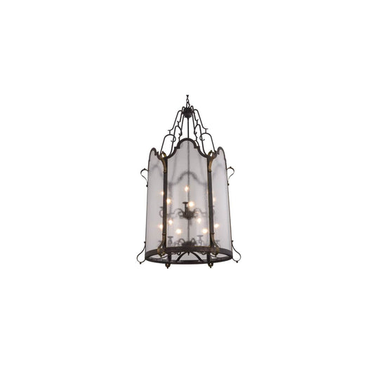 Dubrek 12 Light 33" Wide Taper Candle Pendant