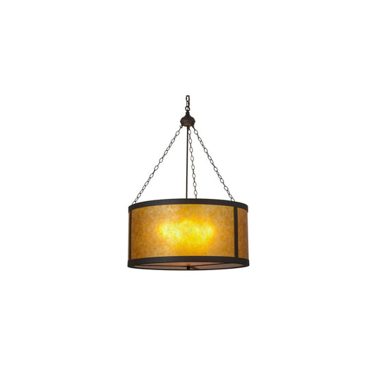 Craftsman 4 Light 32" Wide Suspension Pendant