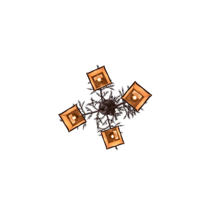 Pine Branch Valley View 4 Light 28" Wide Chandelier