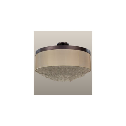 Cilindro Bulle 15 Light 72" Wide Semi-Flush Waterfall Ceiling Fixture