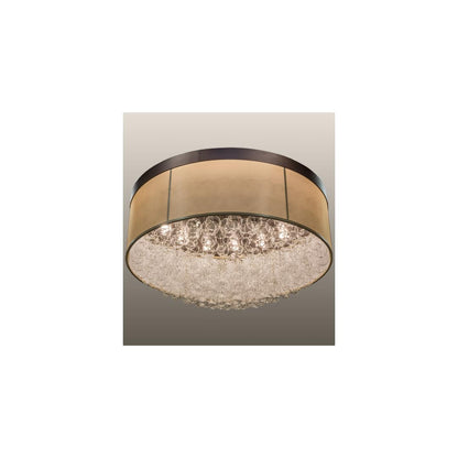 Cilindro Bulle 15 Light 72" Wide Semi-Flush Waterfall Ceiling Fixture