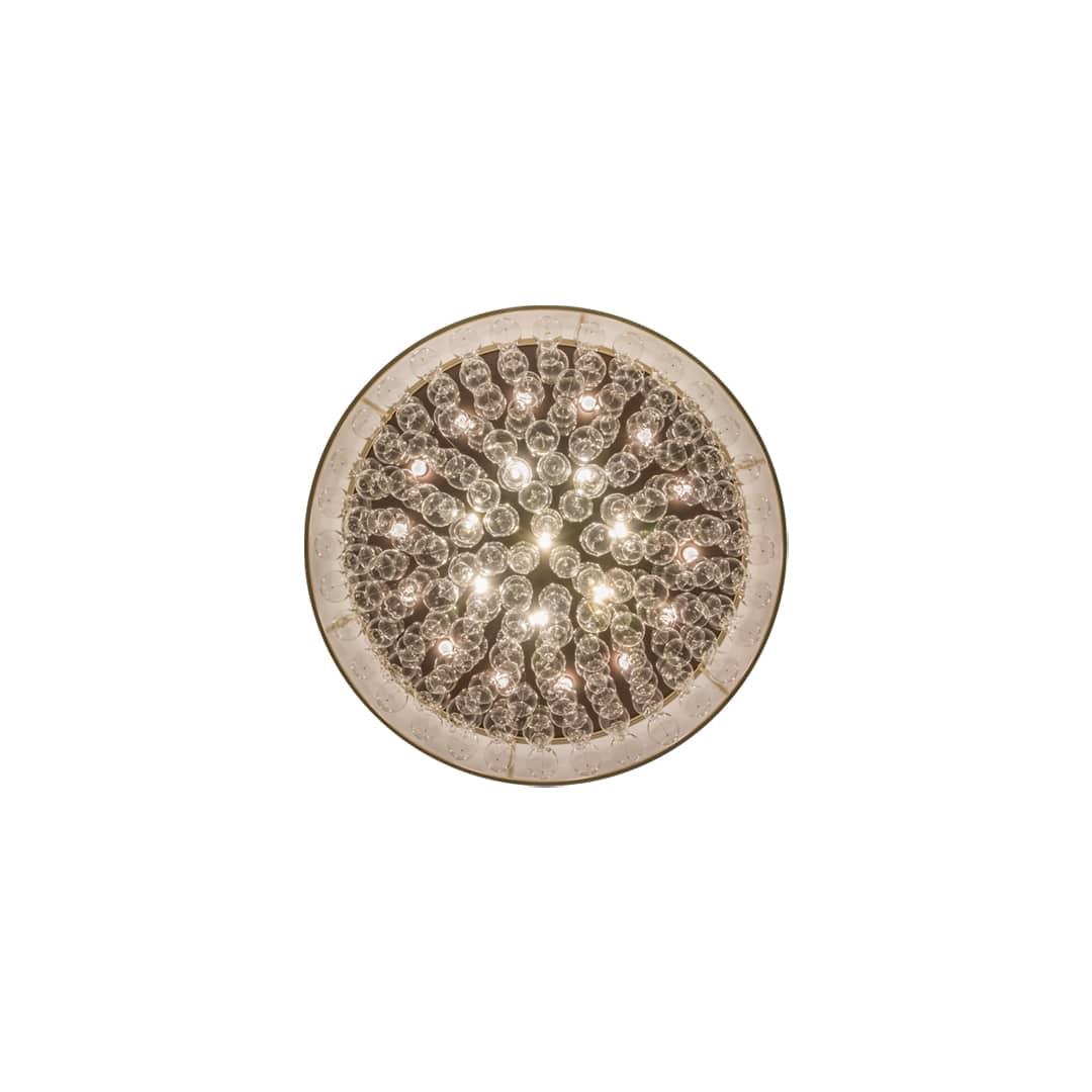 Cilindro Bulle 15 Light 72" Wide Semi-Flush Waterfall Ceiling Fixture