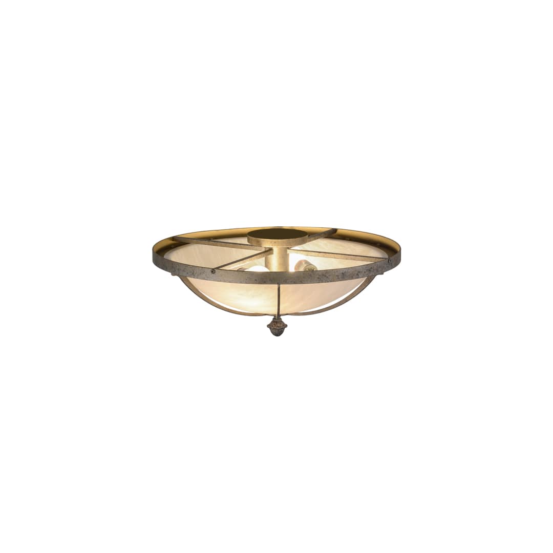 Dominga 2 Light 20" Wide Semi-Flush Bowl Ceiling Fixture