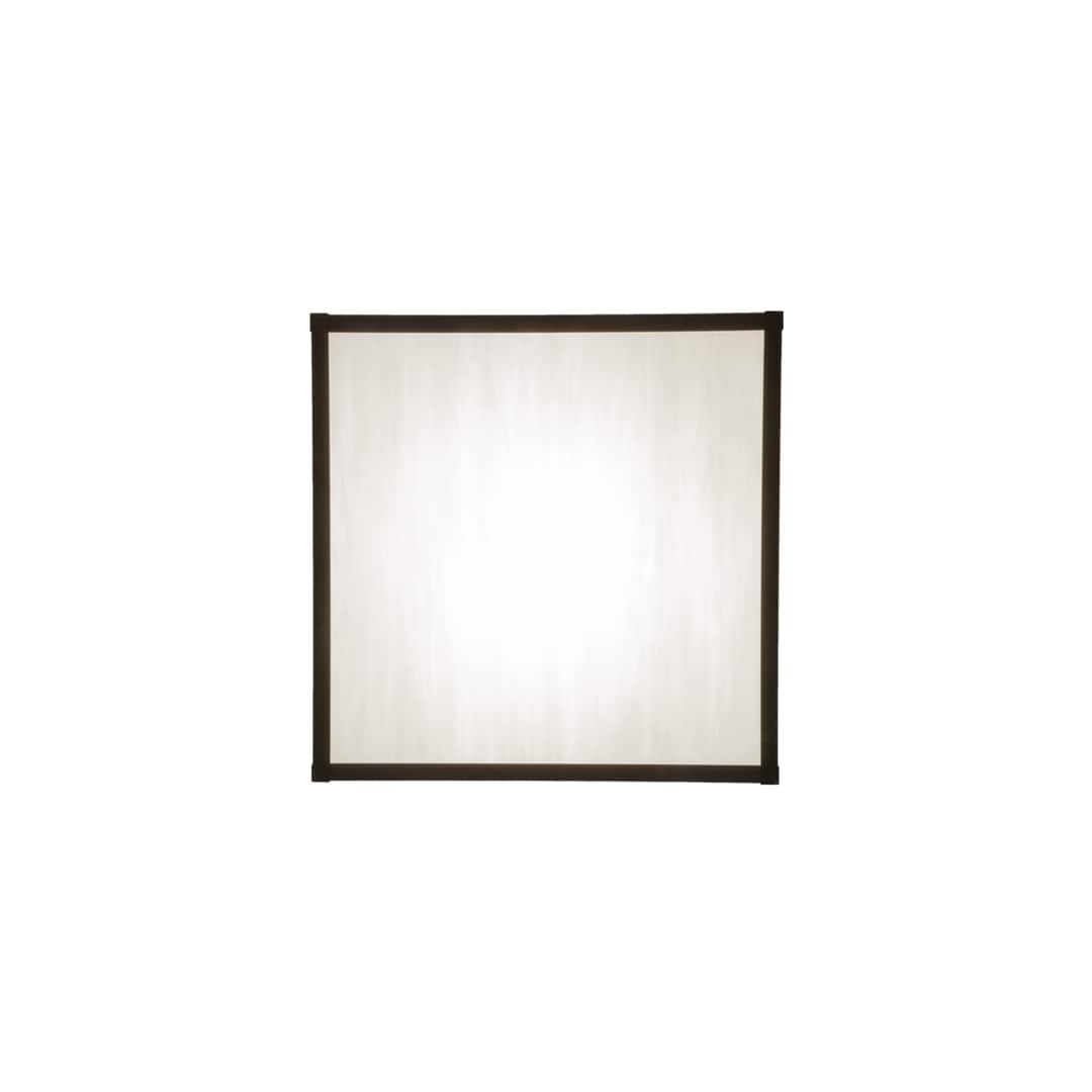 Mission 4 Light 31" Wide Flush Mount Square Ceiling Fixture