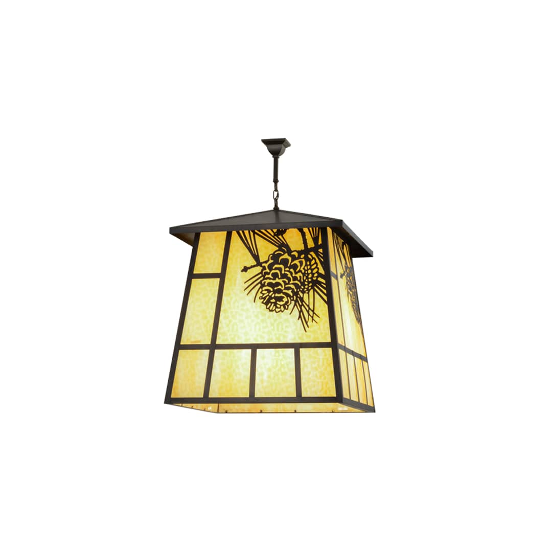 Winter Pine 4 Light 43" Wide Pendant