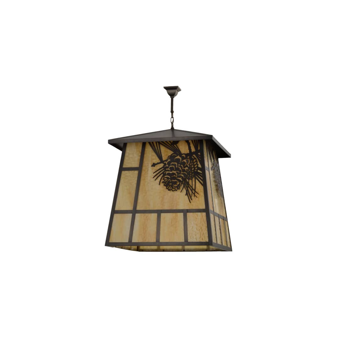 Winter Pine 4 Light 43" Wide Pendant