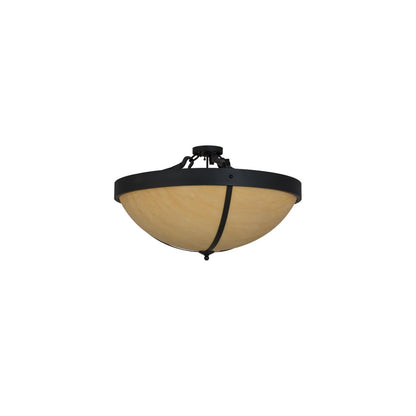 Alysiales 6 Light 36" Wide Semi-Flush Bowl Ceiling Fixture
