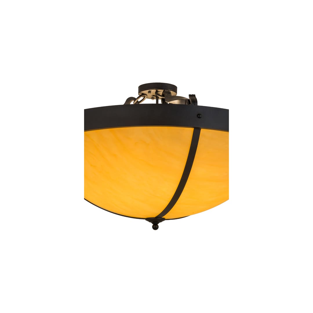 Alysiales 6 Light 36" Wide Semi-Flush Bowl Ceiling Fixture