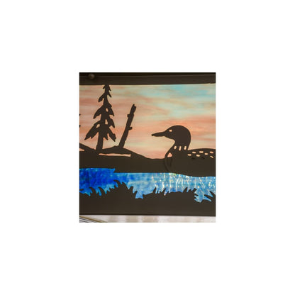 Wildlife at Pine Lake 8 Light 36" Wide Flush Mount Ceiling Fixture