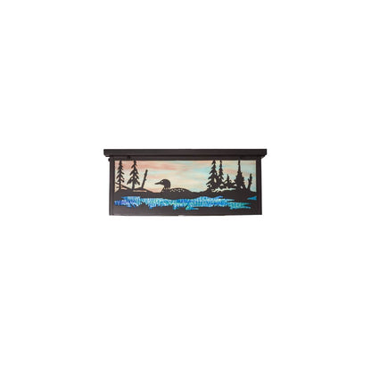 Wildlife at Pine Lake 8 Light 36" Wide Flush Mount Ceiling Fixture