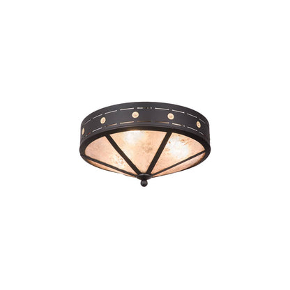 Craftsman Target 4 Light 24" Wide Flush Mount Ceiling Fixture