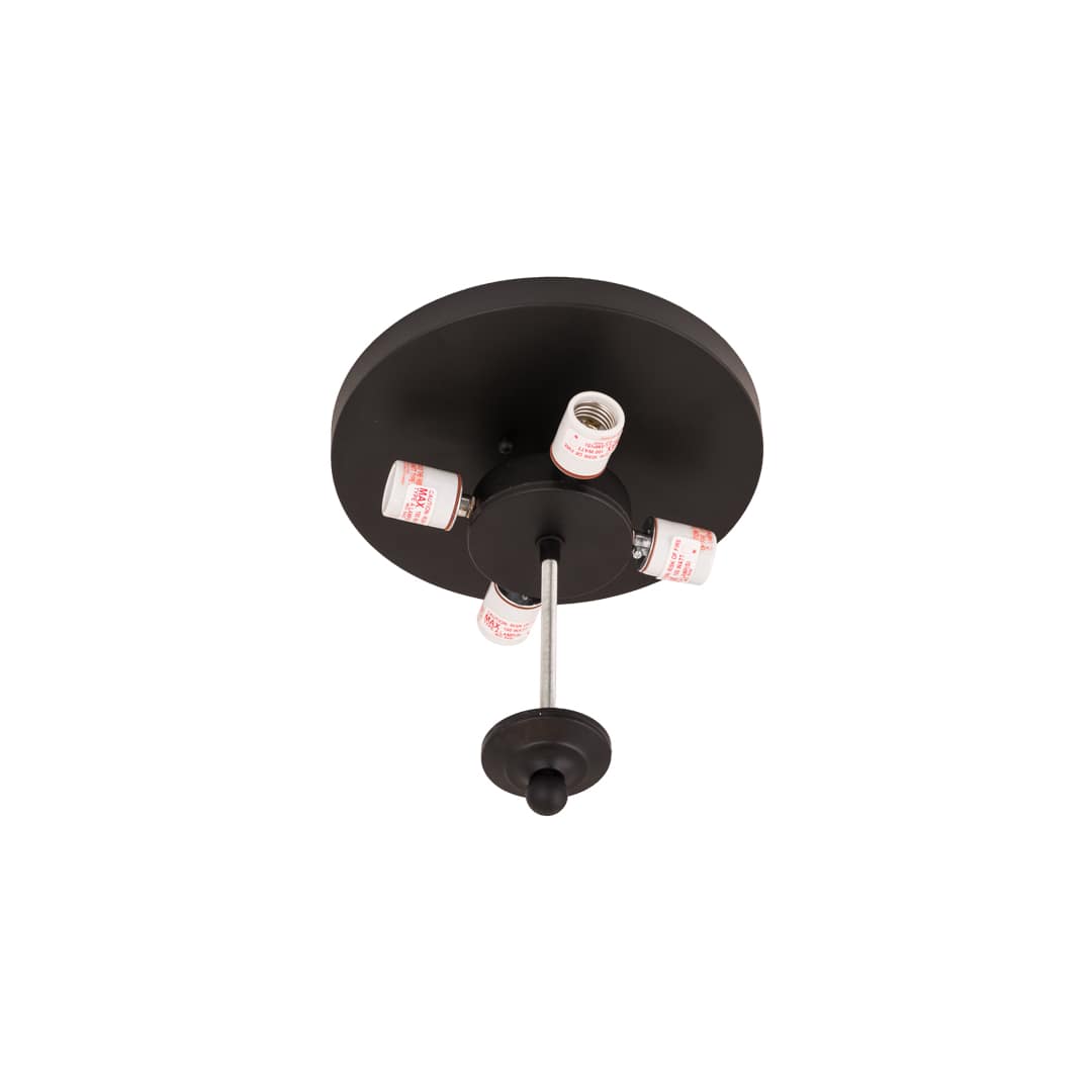 Craftsman Target 4 Light 24" Wide Flush Mount Ceiling Fixture